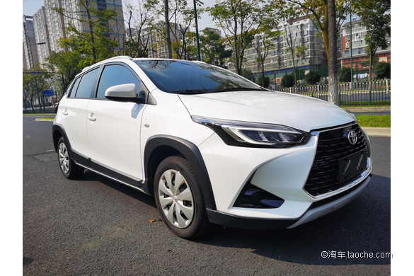 28萬_白色2020款致炫x1.5lcvt領先版_廣汽豐田二手車_淘車